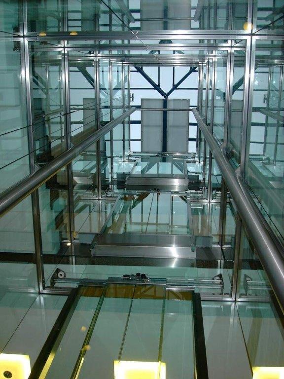 Quality elevator construction glass 
