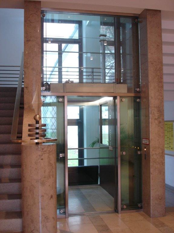 Special glass for elevator construction