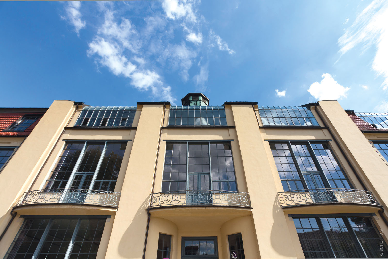TIKANA® restoration glass application at the Van de Velde Building of the Bauhaus University in Weimar