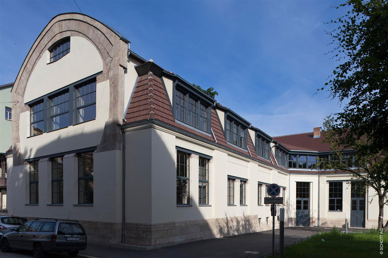 TIKANA® restoration glass application at the Van de Velde Building - Bauhaus University Weimar